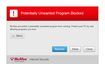 McAfee vous avertit quand il détecte les programmes potentiellement indésirables (PUP).