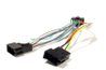 Faisceaux de câbles relient la totalité de la chaîne hi-fi's wires into a single plug for ease of installation.